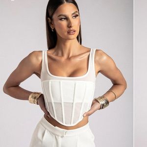 Meshki corset mesh top